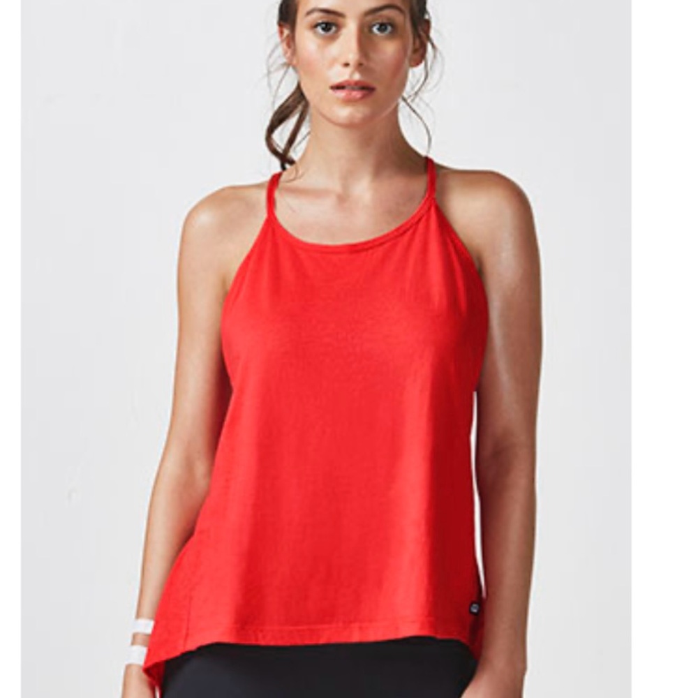 Fabletics Red Tank Top Camisole